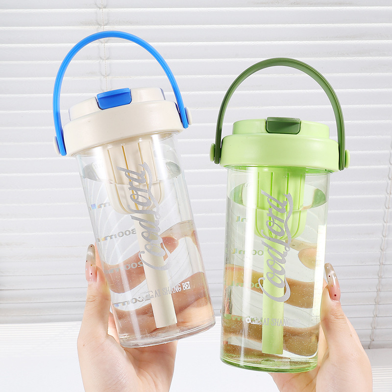 Taza de café de verano, taza de té de gran capacidad, diseño de cubierta elástica, limpieza conveniente, caliente y frío, taza de agua deportiva externa del usuario