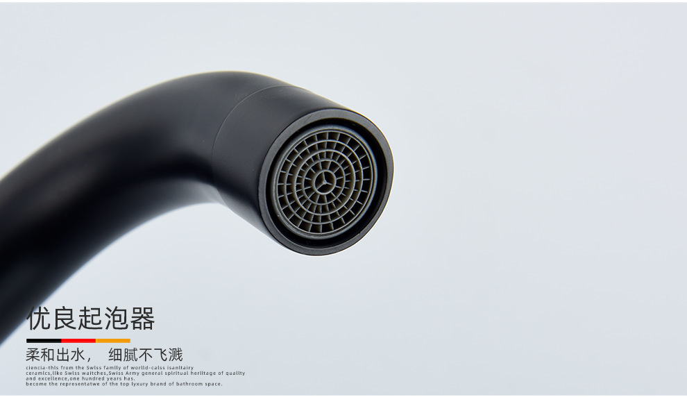 Libokang Sanitary Ware wholesale black stainless steel kitchen sink faucet, hot and cold foreign trade kitchen faucet details Picture