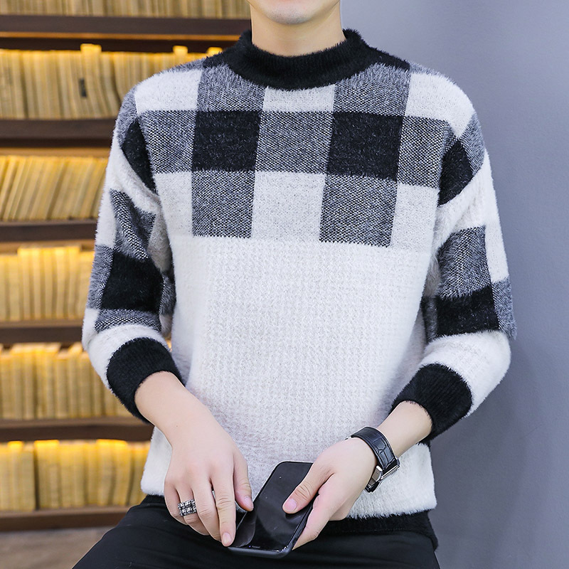 이미테이션 밍크 하프 터틀넥 8802 블랙