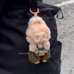 现货拉布布衣服 toy可爱背带裤换装 棉花娃娃一二三代labubu娃衣