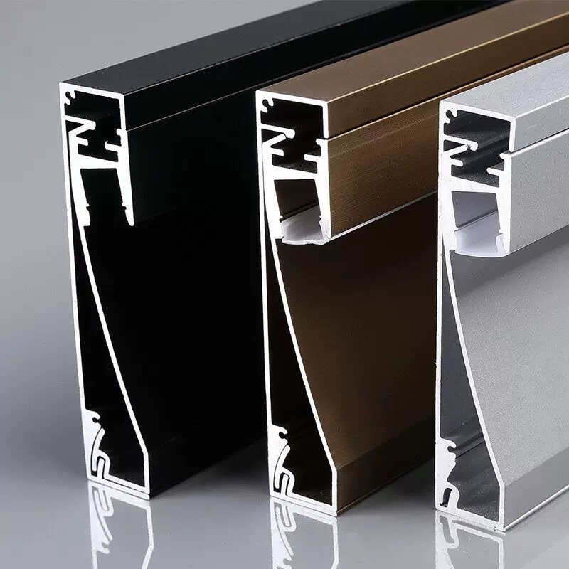 led线性灯踢脚线条灯隐藏地脚线明装铝槽线形灯铝合金灯槽无主灯