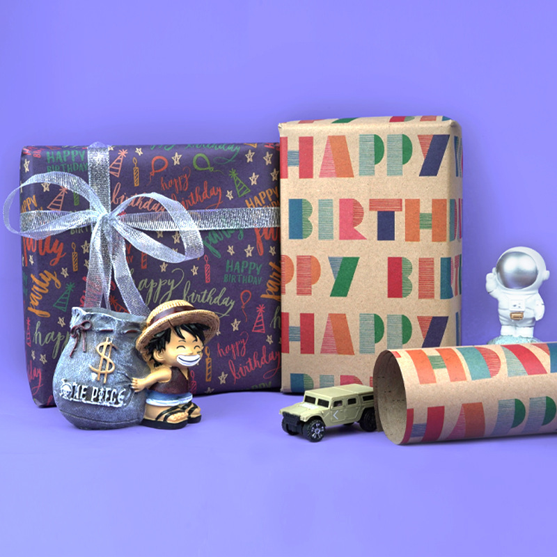 Amazon popular Feliz cumpleaños papel de regalo de la fiesta de cumpleaños del Día de San Valentín papel tapiz de fondo papel de cubierta de libro de papel