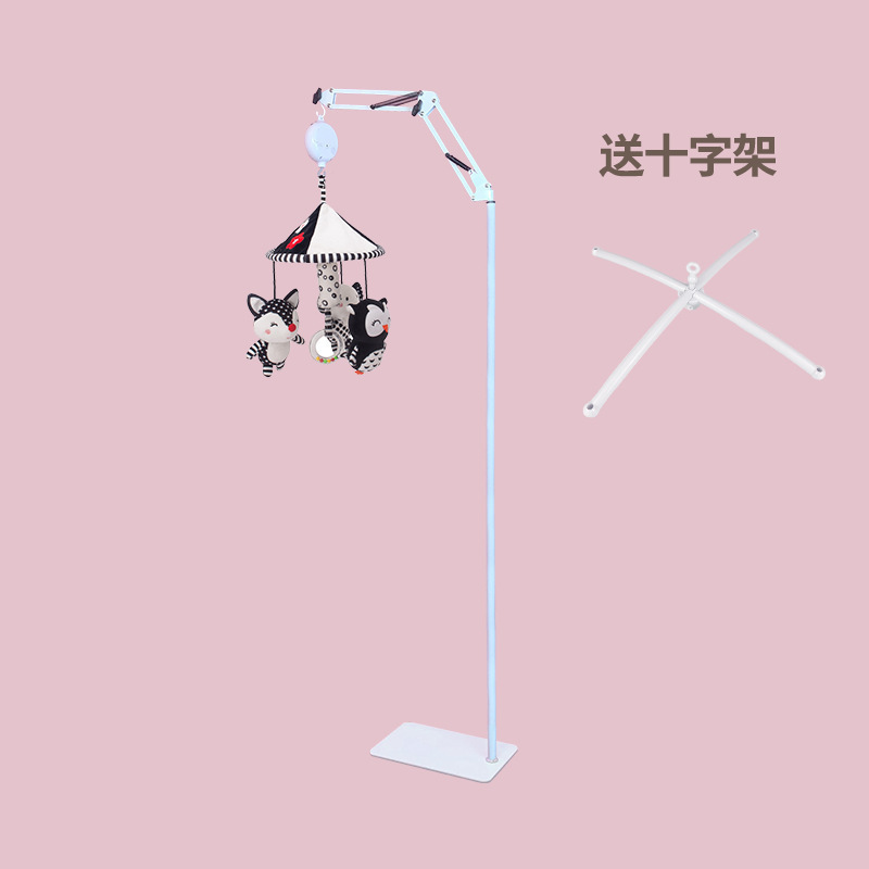 침대 벨 브래킷 바닥 스탠딩 모델 1 + 35 음악 상자 + 흑백 교수형 우산 여우 스타일 침대 벨