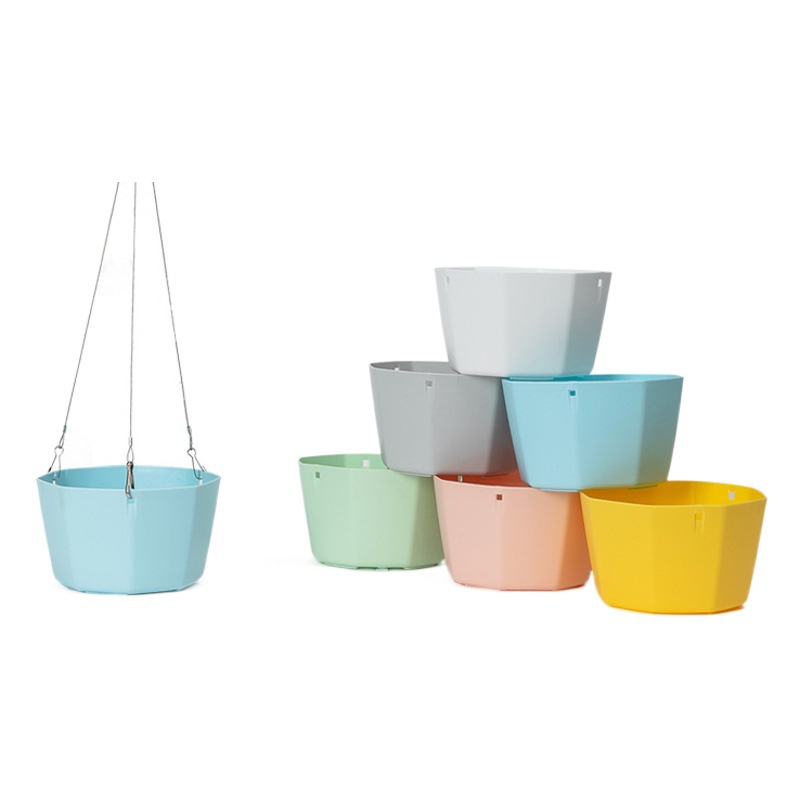 Cesta colgante autoabsorbente estilo nórdico cultivo hidropónico