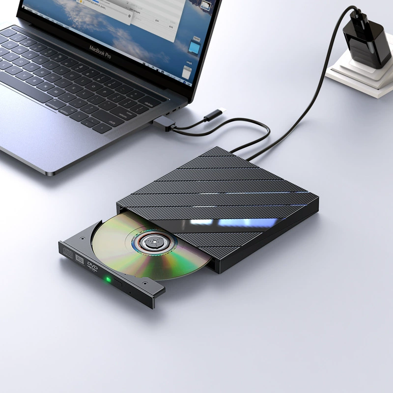Внешний USB оптический привод для компьютера, внешний ноутбук, общий портативный оптический привод для настольного ПК