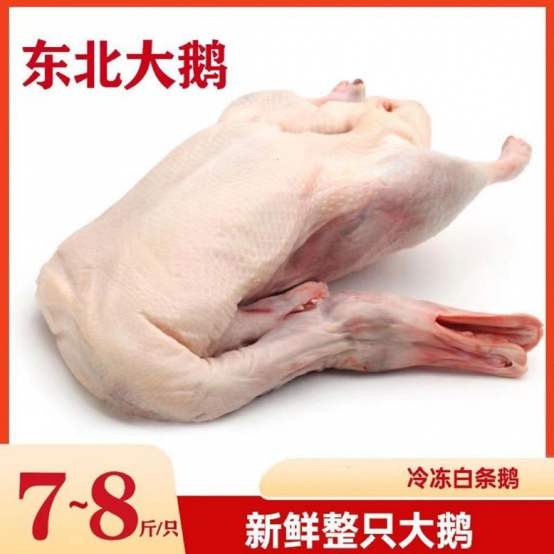 白条鹅东北现杀大散养大整只大大白冷冻新鲜送炖料跨境厂家亚马逊|ru