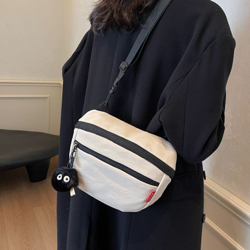 Large-Capacity Waterproof New Chest Bag Women's Crossbody Bag Ins Trendy Korean Fashion Sports Lightweight Casual Shoulder Bag