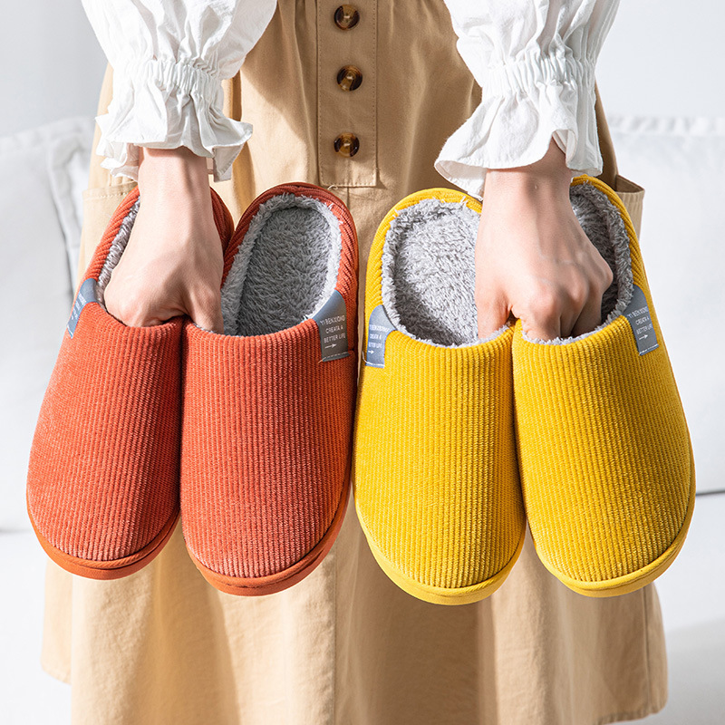 Cotton slippers for men and women winter non-slip deodorant fleece-lined warm home indoor moon slippers winter Mao Mao cotton slippers Cotton slippers for men and women winter non-slip deodorant fleece-lined warm home indoor moon slippers winter Mao Mao cotton slippers