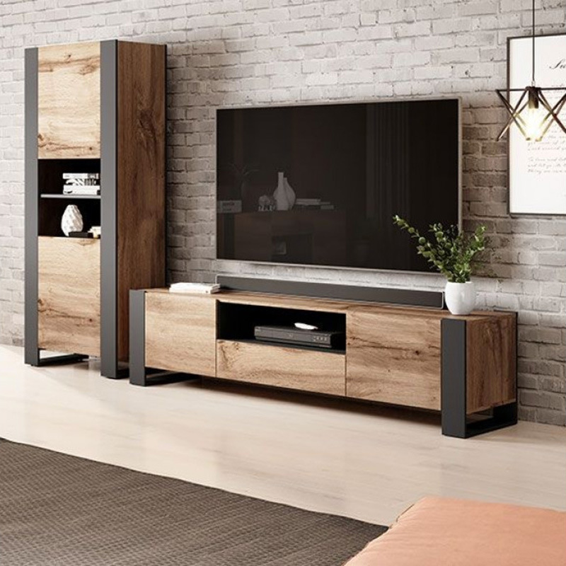 Mueble para TV sencillo y moderno para apartamentos pequeños, mueble de suelo para sala de estar, mueble para TV de pie, mueble para sala de estar.