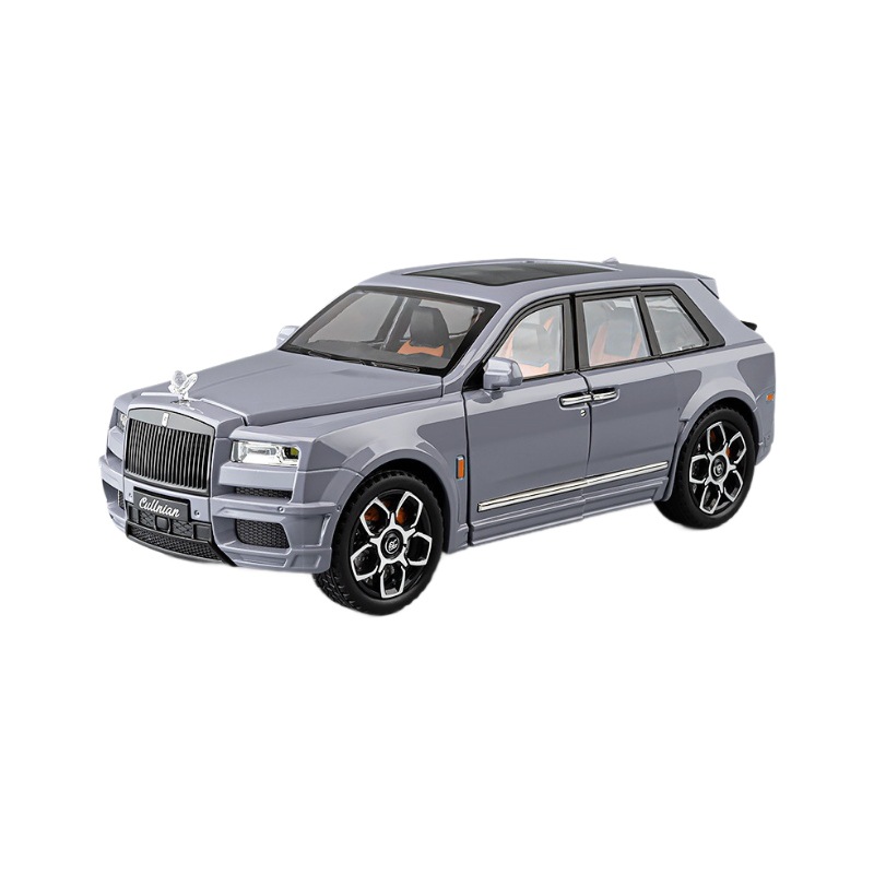 Car Zhi Car Model 1:20 Cullinan BB versión aleación vehículo todoterreno modelo de sonido decoración atrás juguete para niños al por mayor