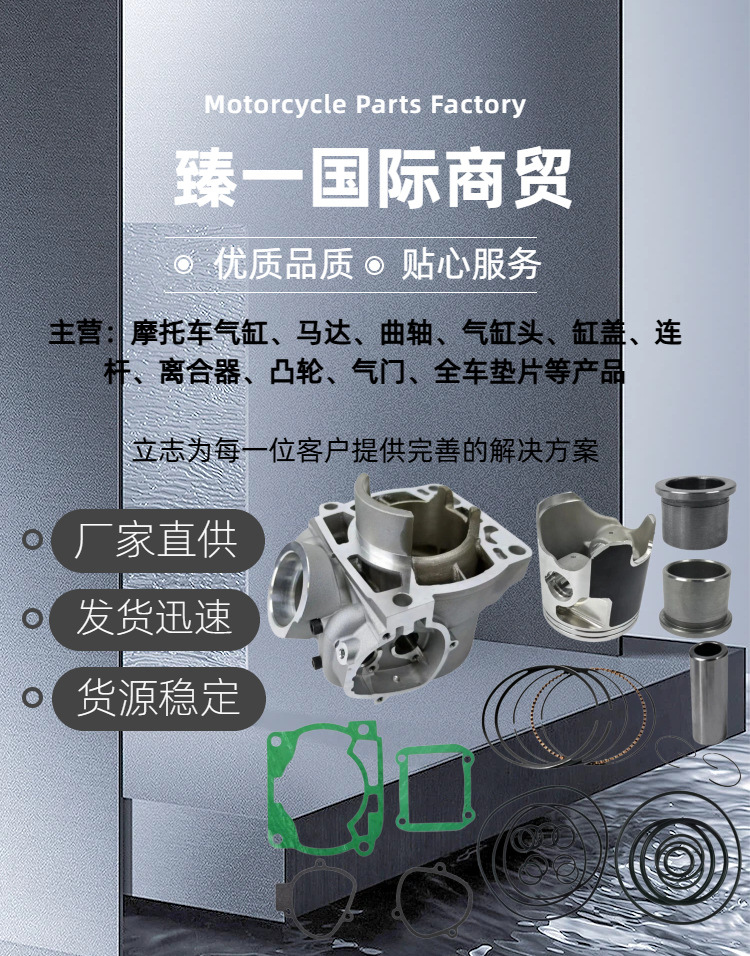 Ktm300 Cylinder Kit Is Suitable for Ktm300 Sx300 Exc300 Xcw300 Engine Efi Cylinder 72mm