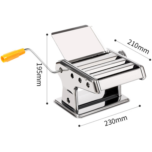 Three-knife household noodle machine, small multi-functional noodle machine, manual noodle machine, dumpling and wonton wrapper machine