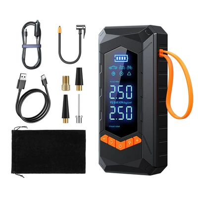 Inflatable Pump, Car-Mounted, Portable, Hava nasosu - english-version-hw01-l-universal-air-pump-black