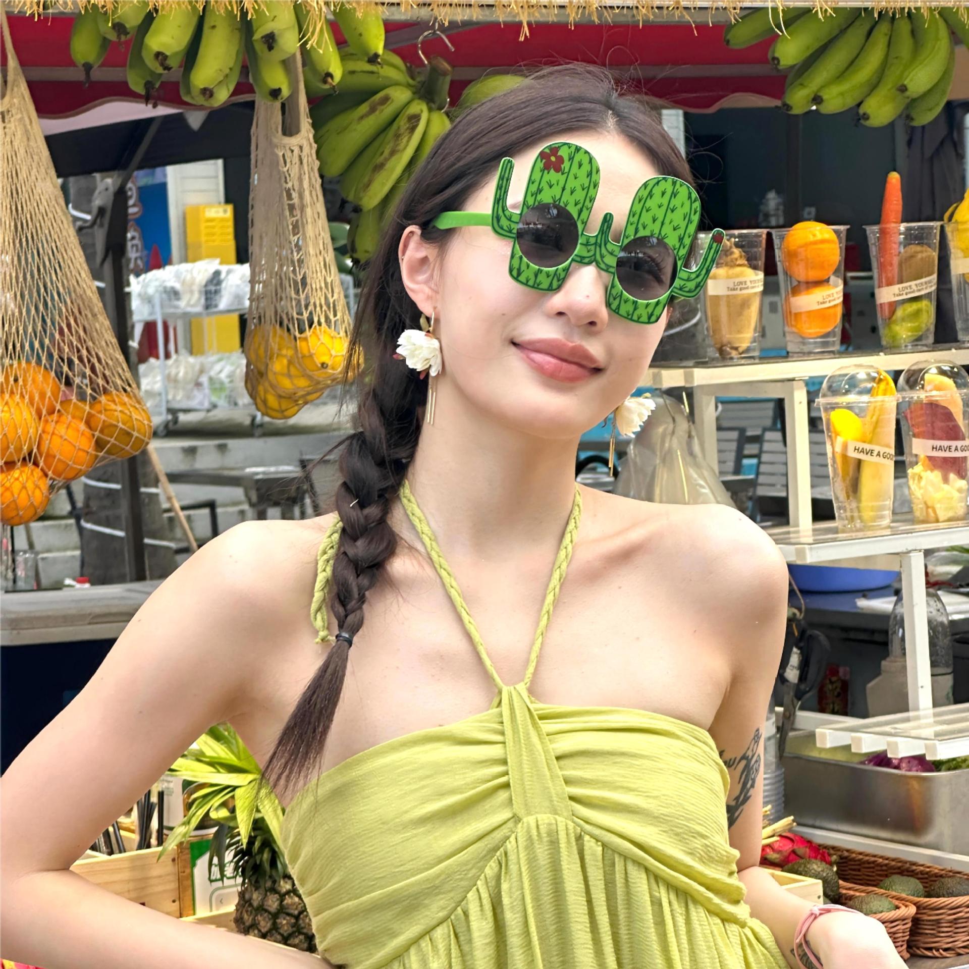 Gafas de Fiesta con Temática Hawaiana, ABS, Divertido, Decorativo, para Fiestas en la Playa y Festivales de Música