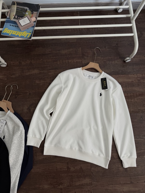跨境Polo Ralph Lauren 小马Logo刺绣圆领套头卫衣 男女同款|undefined