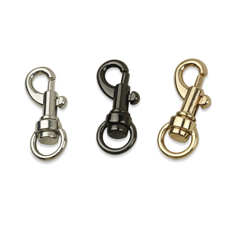 Mosquetón de Enganche para Bolsos Diámetro Interior 10mm de Aleación de Zinc para Bolsos y Equipaje