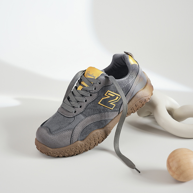 Carefully Selected New Balance Men's Sneakers, Autumn Mesh Breathable Retro Versatile Casual Dad Shoes for Jogging