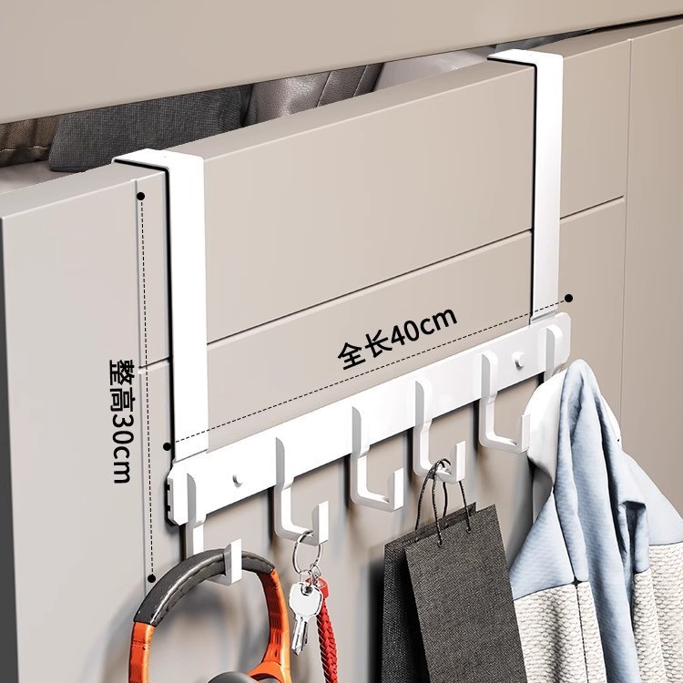 Gancho de puerta trasera tipo puerta trasera sin perforación percha de ropa percha de ropa percha de entrada percha de pared percha de ropa percha