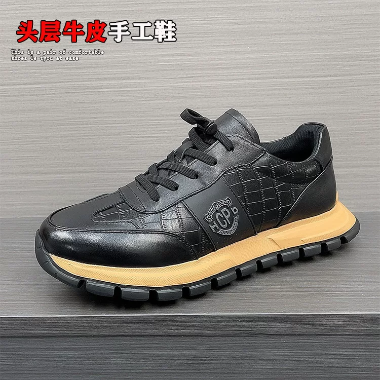 Demi-season footwear, universal shoes for leisure for leather shoes, European style