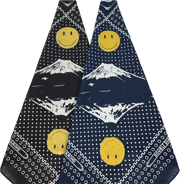 Factory Direct Sale 55cm Cotton Snow Mountain Reflection Paisley Square Scarf Headscarf Outdoor Sports Street Dance Trendy Headscarf