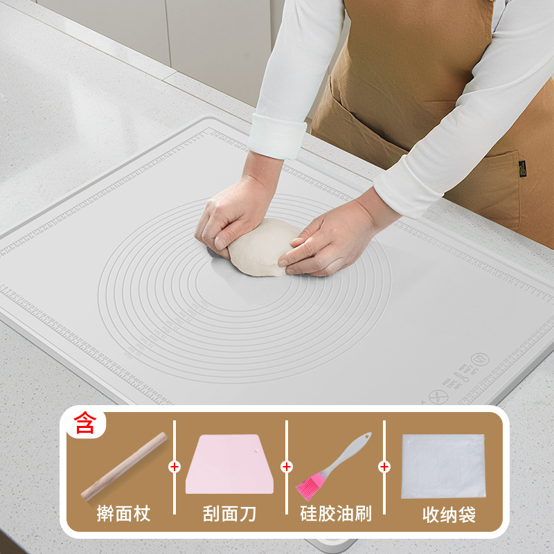 家庭用シリコンマット食品級揉み面マット厚いめん類の板の特大サイズの焙煎パネルは粘着しないです。|undefined