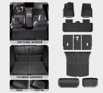 New Accessories, Ayaqaltılar (Kovriklər) - thickened-model-renewed-modely-infant-grade-environmentally-friendly-tpe-double-layer-foot-pads-front-and-rear-trunk-backrest-pad