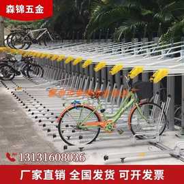 双层自行车停车架铝合金碳钢非机动车抽拉升降式单车存放架可租赁