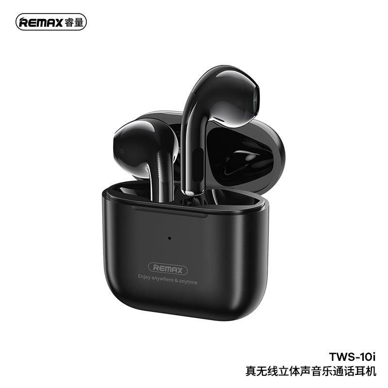 Remaxクロスボーダー爆発ミニワイヤレスbluetooth 5.1ステレオ音楽通話ノイズリダクションリングヘッドホンTWS-10|undefined