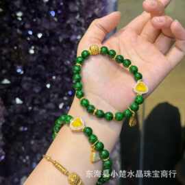 青色显白手链女新中式国潮风祈福爆款直播供货轻奢佛公配件景区