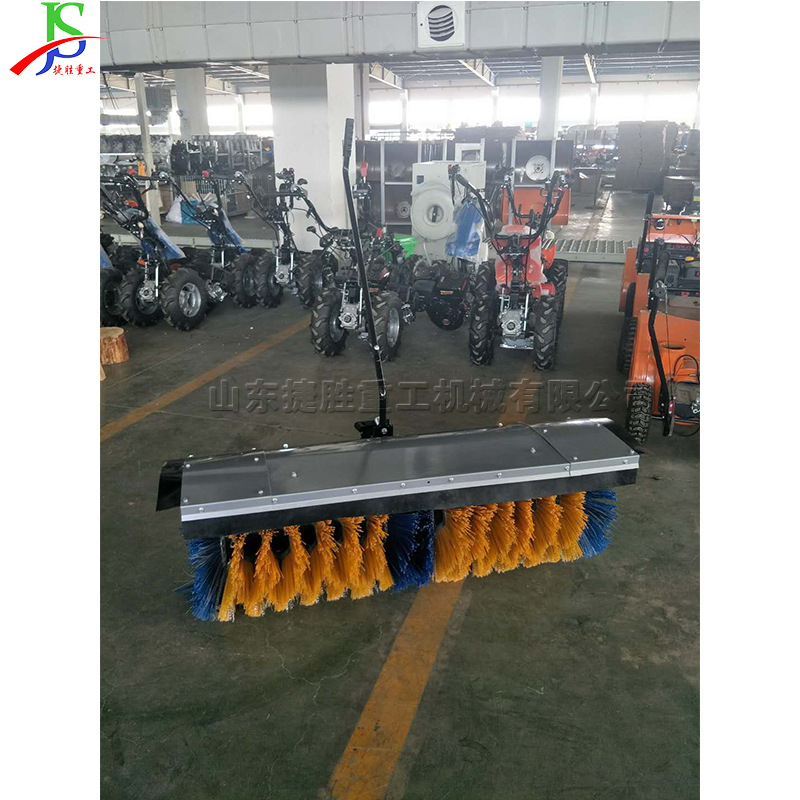 Equipo de barrido de nieve de cepillo de nieve de carretera equipo de tratamiento de temporada de nieve de campus propiedad de la comunidad lanzador de nieve