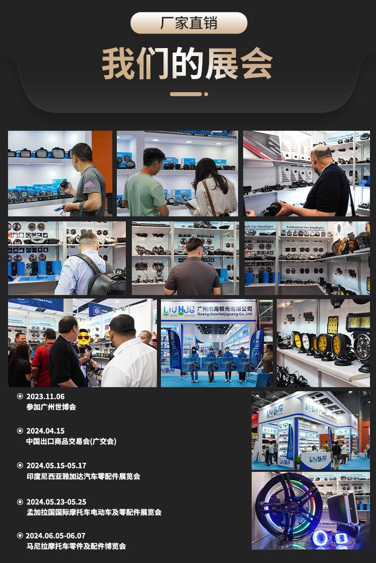 Motorcycle Headlight, Six-Sided Illumination H4 High and Low Beam Integrated Light, Electric Vehicle Headlight Modification, Exclusively for Cross-Border Supply