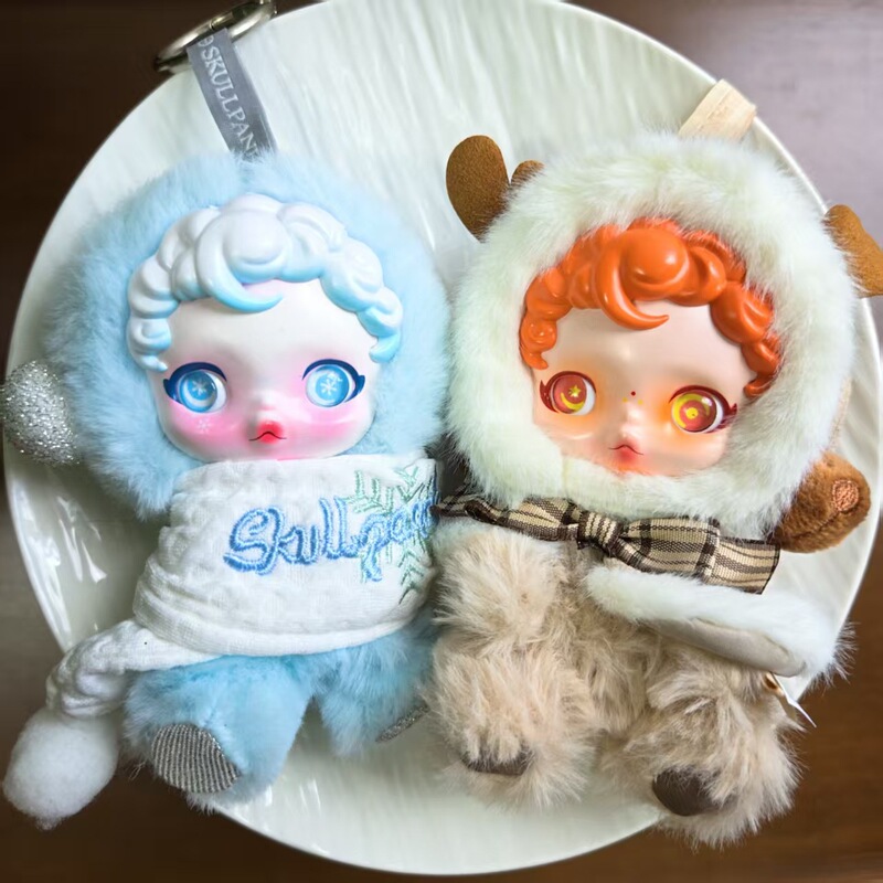 SKULLPANDA冬日乐章系列泡泡玛特毛绒搪胶公仔盲盒潮玩玩偶|undefined