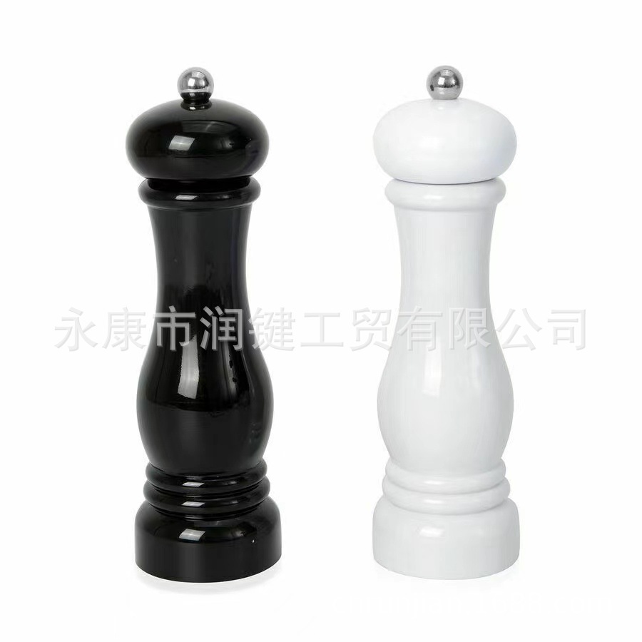 Molinillo de pimienta manual de madera de haya de 12 pulgadas, molinillo de sal gruesa, suministros de cocina y restaurante, polvo de pimienta negra recién molida