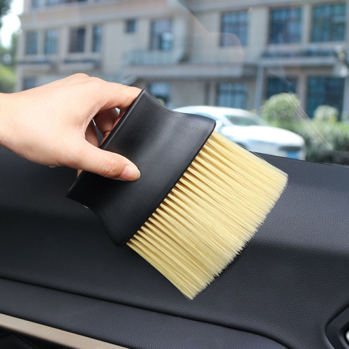 Car air conditioning outlet cleaning brush interior cleaning detail brush dust removal soft bristle cleaning tool