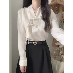 & ⇞ New Chinese Style National Style Horse Face Skirt Top with Women's Clothing 2025 Early Spring Design, Unique and Beautiful Inner Lining