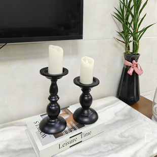 Nordic Single Head Candlestick Gourd Bottom Iron Candlestick Wedding Candlestick Ornaments Romantic Atmosphere Candle Cup in stock Wholesale