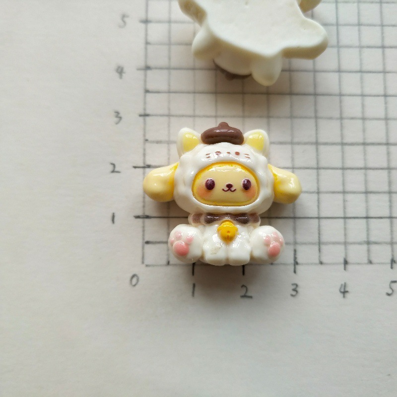 アニメカラー鈴サンリオ樹脂アクセサリー手作りdiyクリームゴム携帯ケースヘアピン材料|undefined