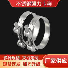 批发不锈钢强力箍欧式强力抱箍加强箍单头强力卡喉箍管卡夹