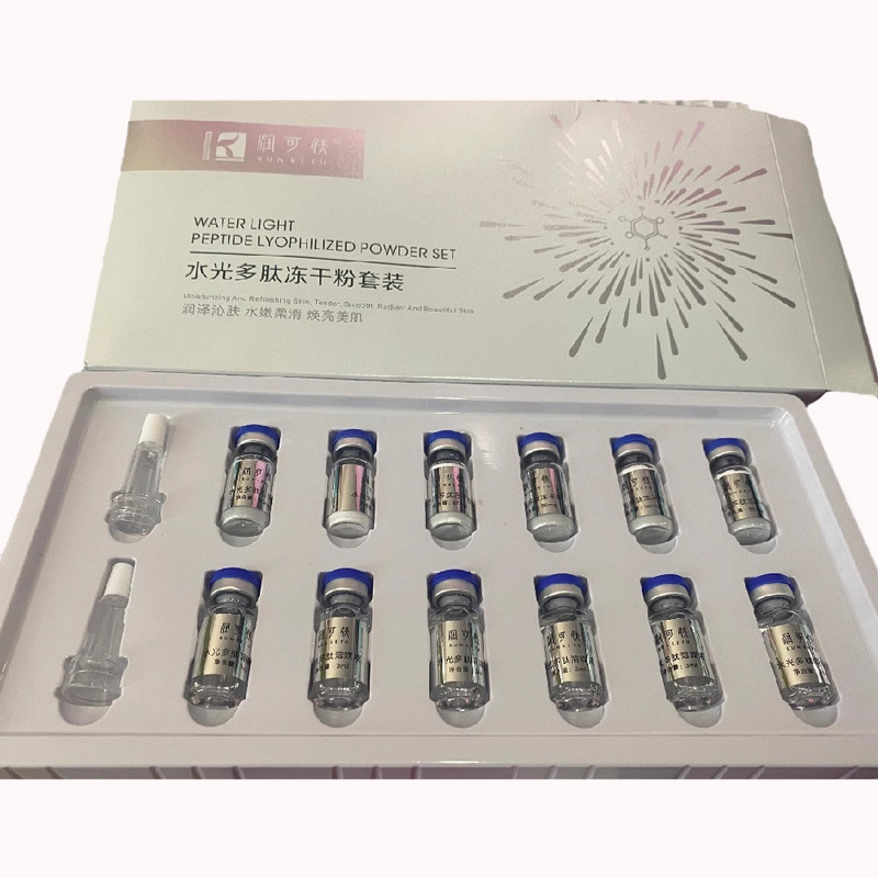 アクネ跡を薄くし、修復し、潤いを与え、肌の色を明るくする水光ポリペプチドフリーズドライパウダーセット コラーゲンフリーズドライパウダー|undefined
