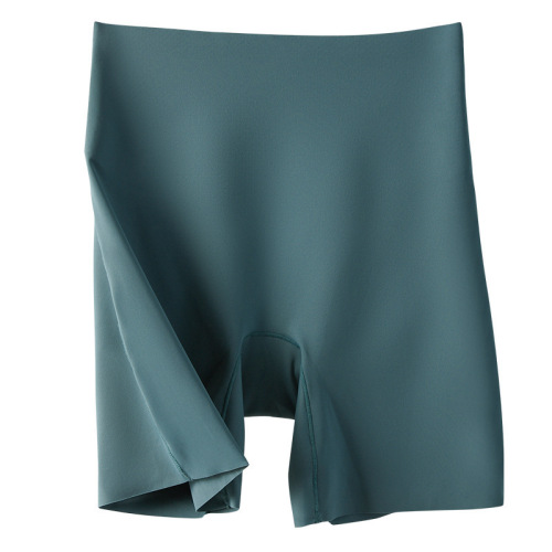 High-waisted safety pants for women, three-in-one seamless underwear for women, anti-exposure leggings, solid color hip-lifting, anti-rolling tummy-tightening pants