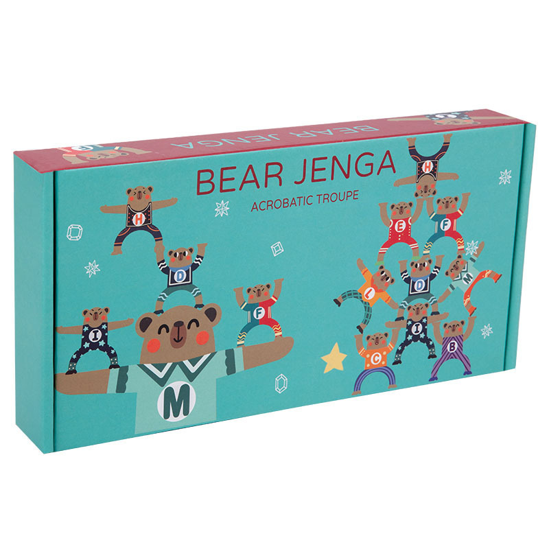 Bloques de construcción Hércules Jenga juego de apilamiento entre padres e hijos juguetes de descompresión de bloques de construcción de árboles de apilamiento plano