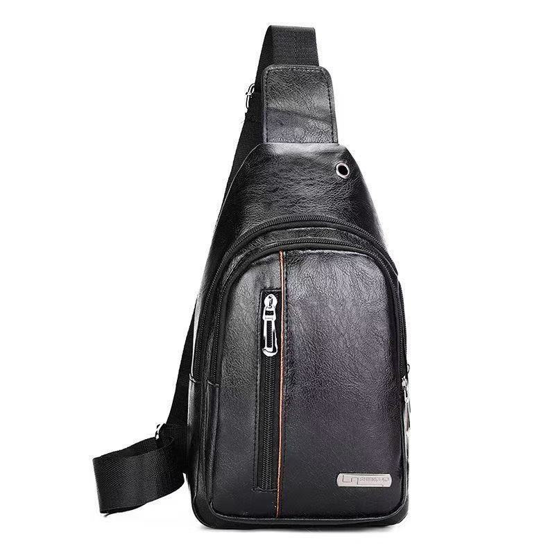 2025 nuevo estilo coreano simple bolso de pecho de hombre de bolso de hombro impermeable de moda casual mochila de viaje universal