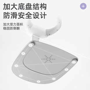 Children's foldable convenient non-slip shower rack for baby for bathing, bidet for buttock skin 2