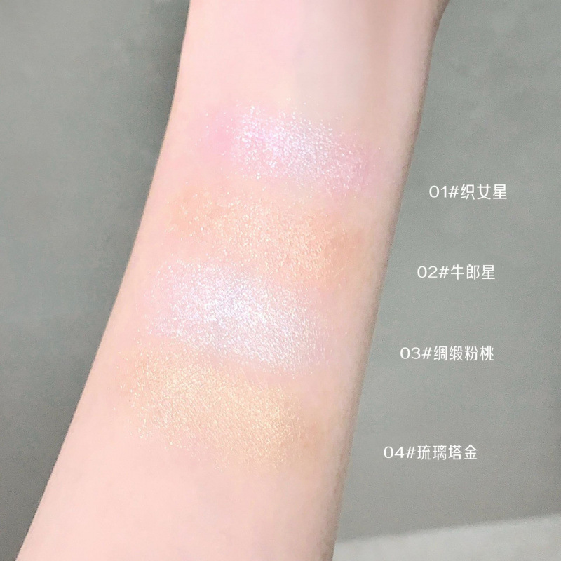 KodyboLL polvo de enfoque transparente de alto brillo fino y sedoso natural de alto brillo estereoscópico brillante de alto brillo blush doble uso