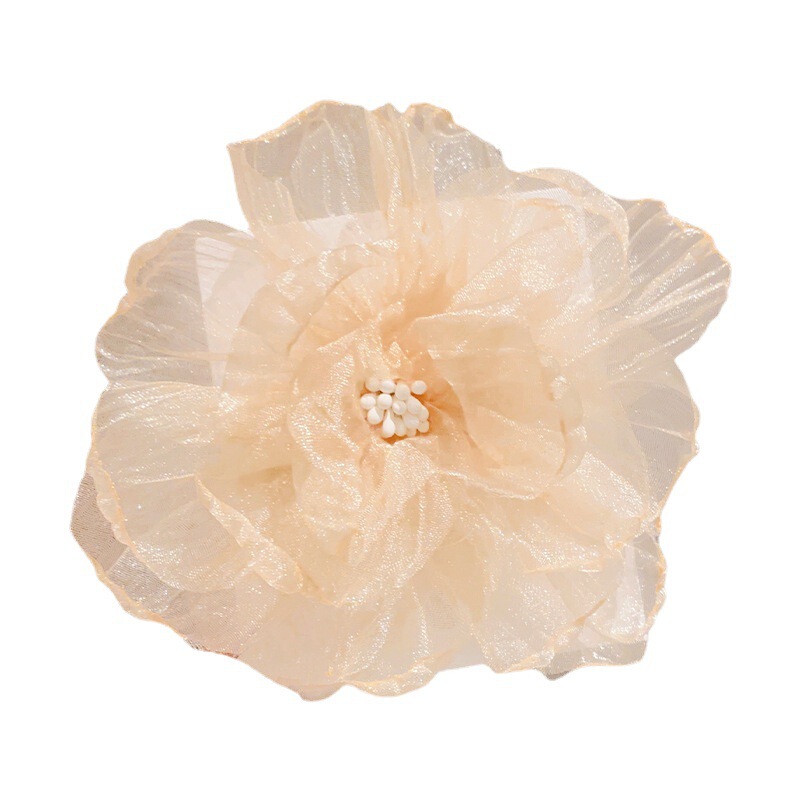 春色の花のヘアピンメッシュヘアピンプリンセスサイドカモノハシクリップネットレッドシンプルなヘアピン女の子の頭飾りヘアアクセサリー|undefined