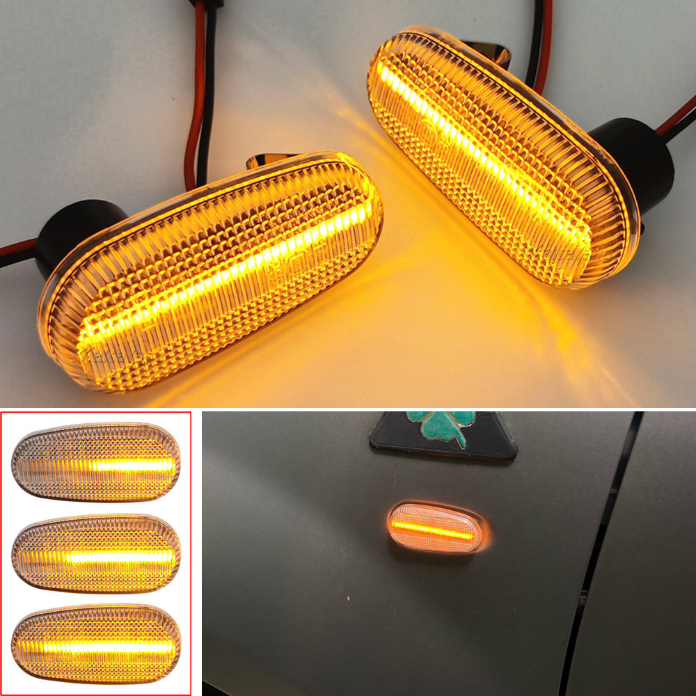 2 pezzi per Alfa Romeo Mo 955 147 GT 937 per Fiat Bravo II dinamico LED indicatore laterale luce freccia indicatore di direzione lampeggiante lampada  34