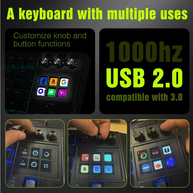 Механическая клавиатура K1Pro с RGB-подсветкой 78 клавиш, механические переключатели, кастомная игровая клавиатура с LCD