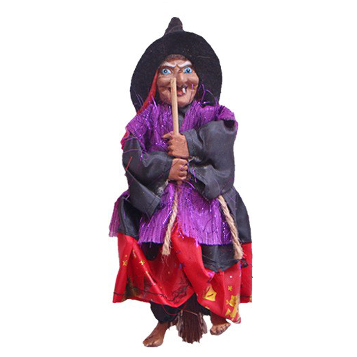 Halloween bruja colgante fantasma bar retro bruja colgante escobera decoración de la casa embrujada props decoración ktv