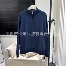 AL 现货新款欧美半拉链运动卫衣男女同款健身休闲明星同款