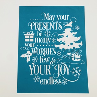 Cross-border washable DIY Mesh Screen Stencils adhesive Screen printing Screen template